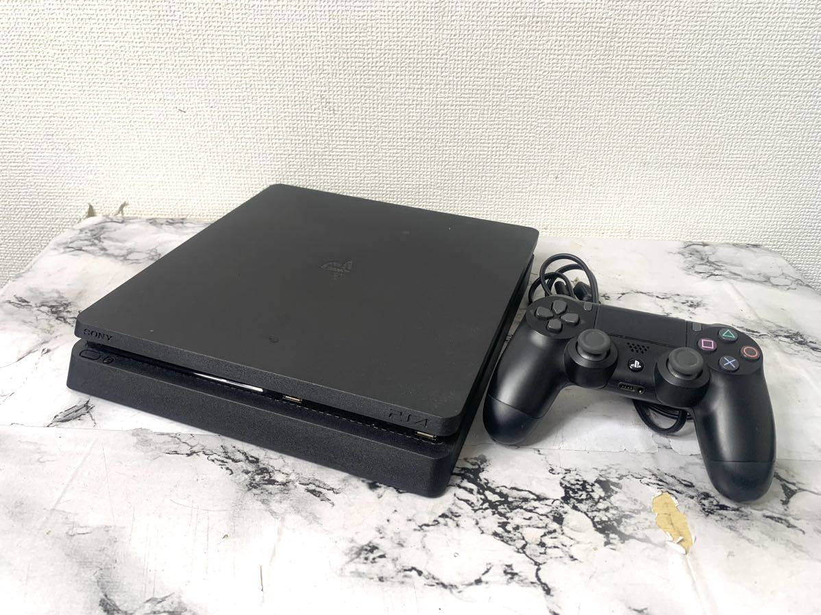 PlayStation プレイステーション4 CUH-2100A 500GB ジェットブラック コントローラー