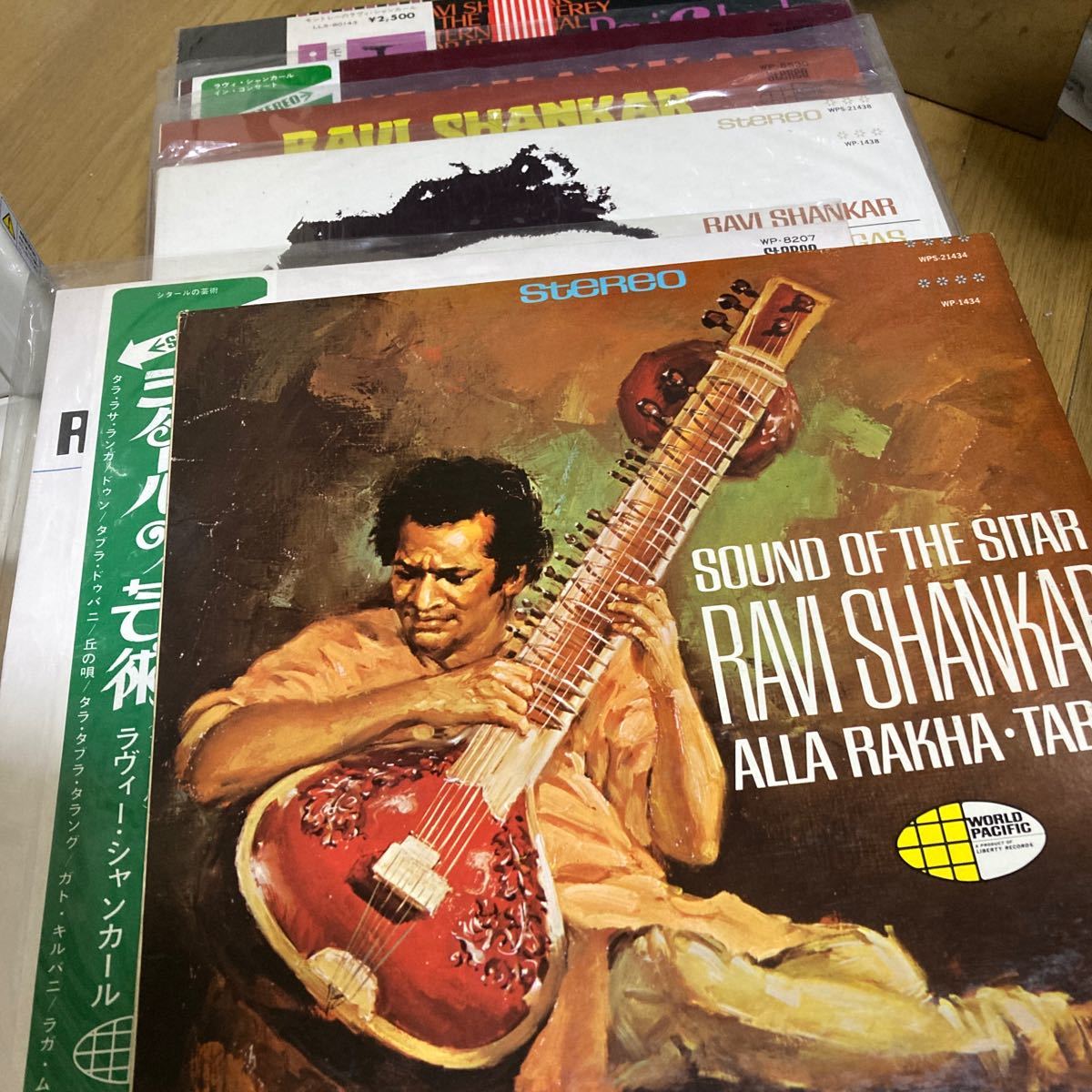 ラヴィ・シャンカール　LPレコード 6枚セット　Ravi Shankar シタール_画像1