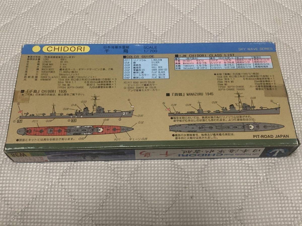 ピットロード1/700日本海軍水雷艇　千鳥【2隻入】_画像4