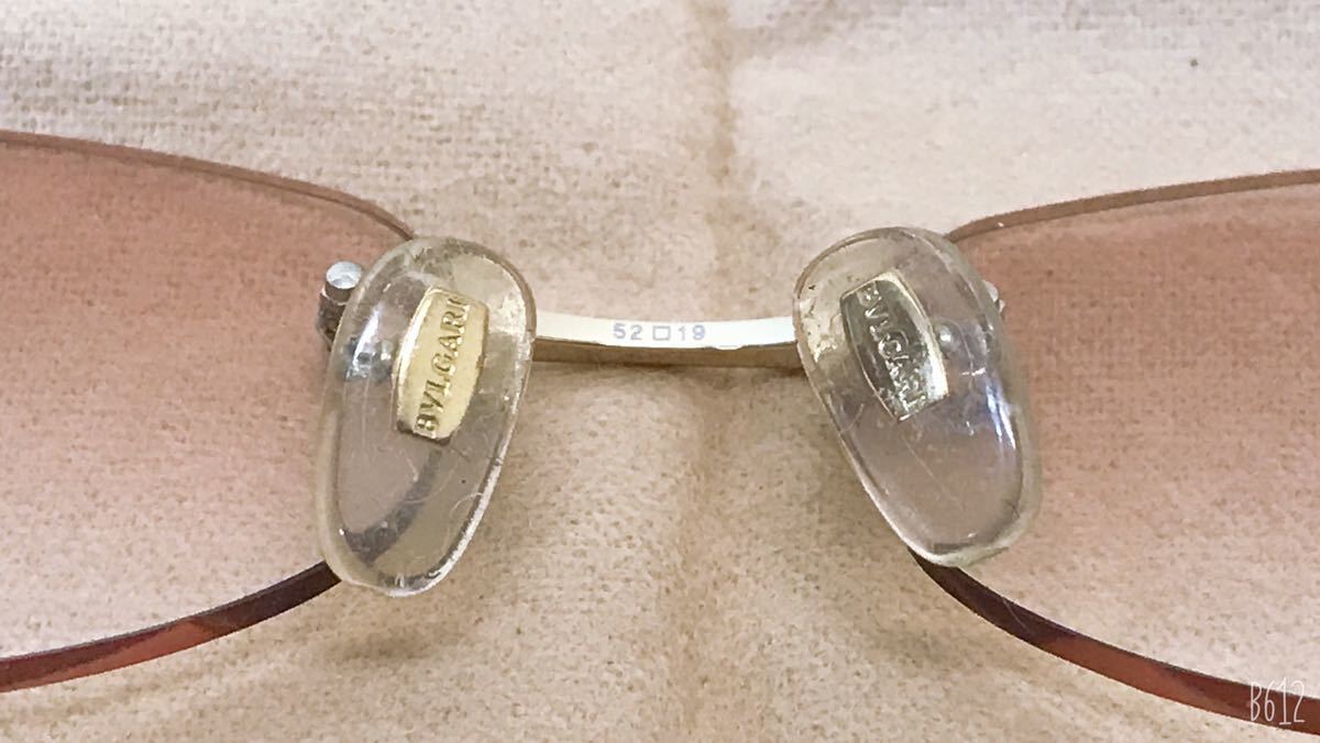 【美品】BVLGARI ブルガリ　度入り メガネ /サングラス　中古品　眼鏡 アイウェア _画像6