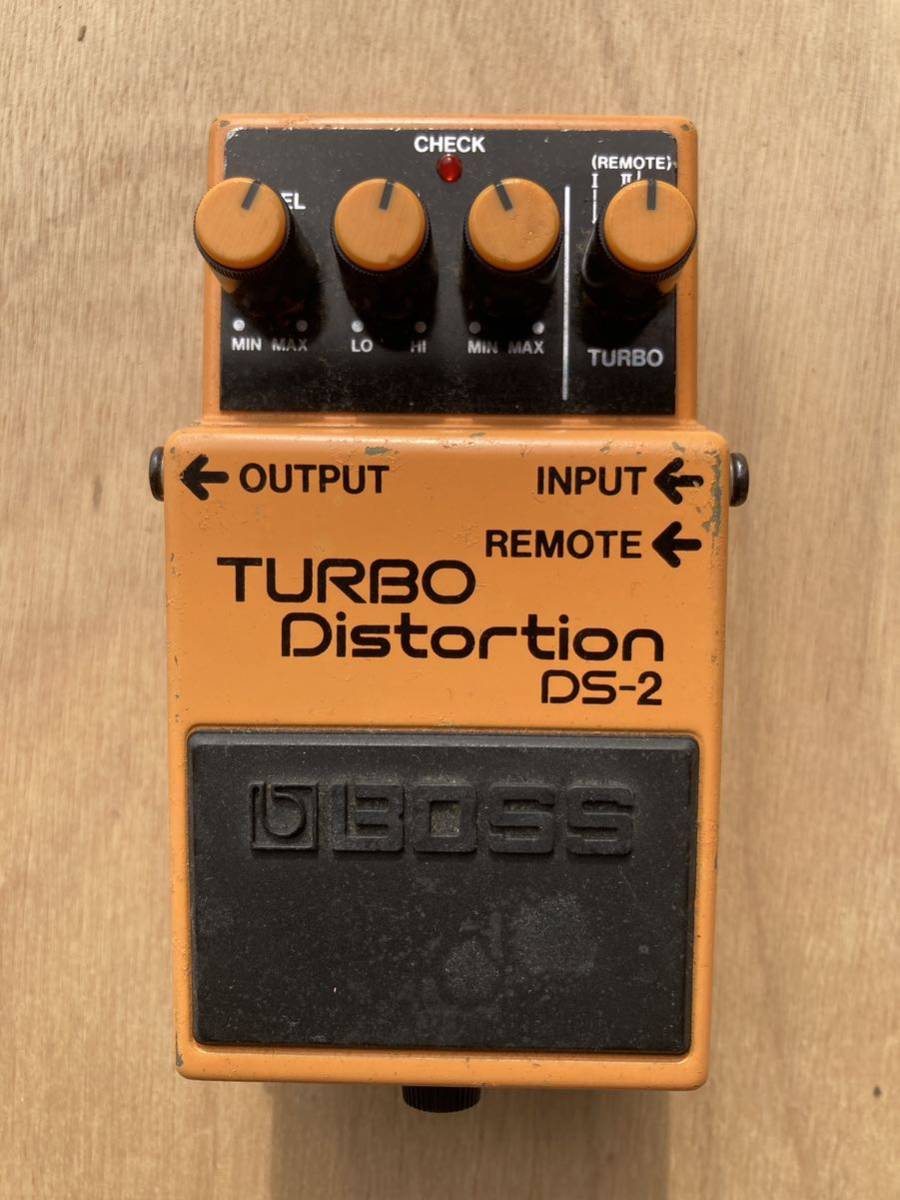 【楽器・器材】BOSS DS-2 TURBO Distortion ターボ・ディストーション ボス Roland ローランド ジャンクA_画像2