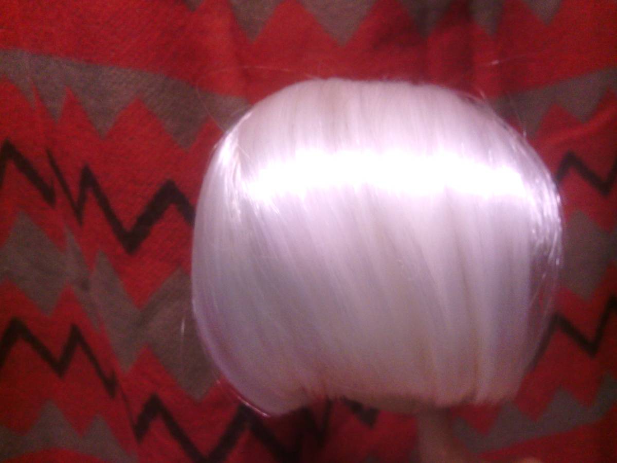 SDor little largish degree wig white Short / Bob . taste eerr