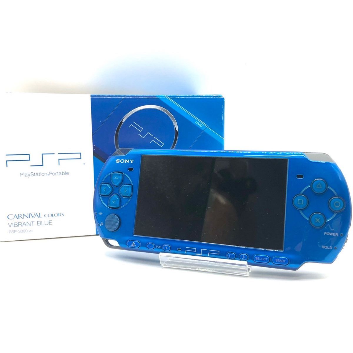 （美品〕SONY ソニー　PSP PSP-3000 バイブランドブルー　 プレイステーションポータブル 