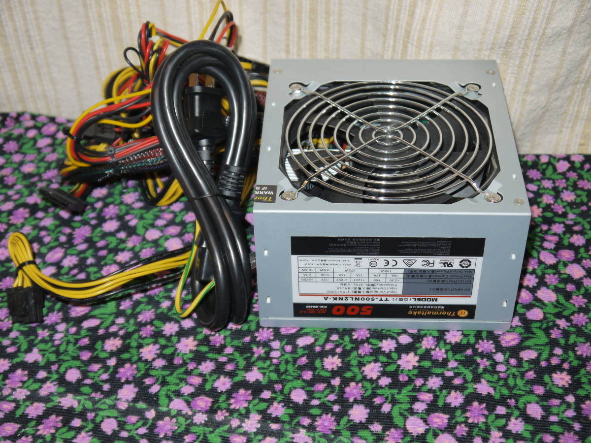 PC power supply Thermaltake TT-500NL2NK-A*USED operation goods present condition delivery 