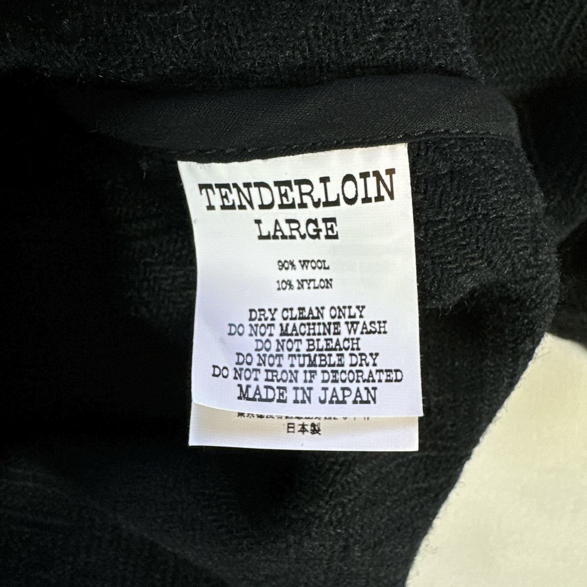 TENDERLOIN テンダーロイン MELTON メルトン 3BUTTONS JKT 3 TENDERLOIN テンダーロイン MELTON メルトン 3BUTTONS JKT 3