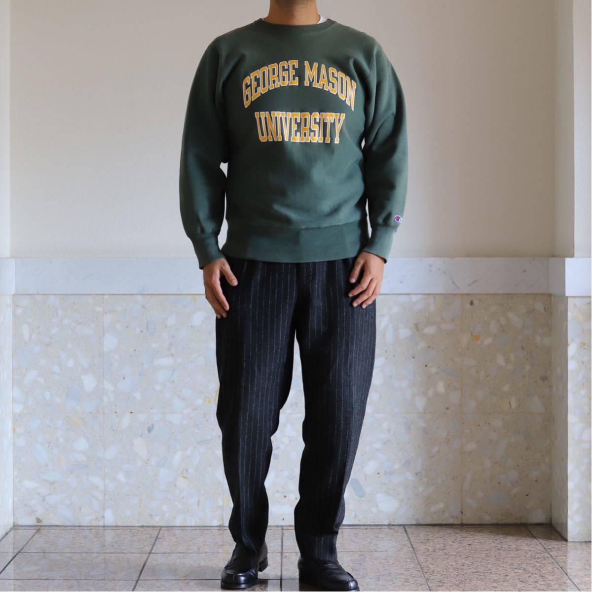 逸品】90s champion Reverse Weave Crew fade Green