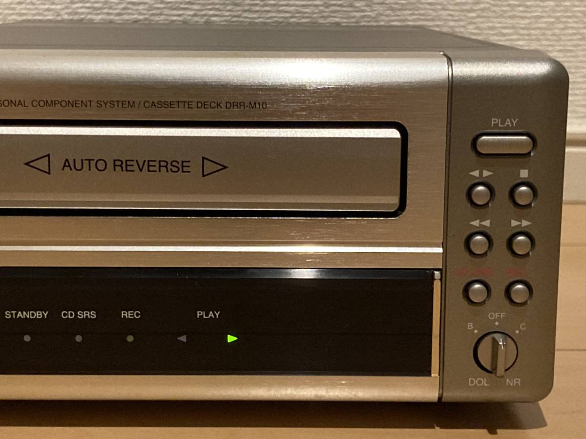 DENON デノン オートリバースカセットデッキ DRR-M10 動作良好_画像4