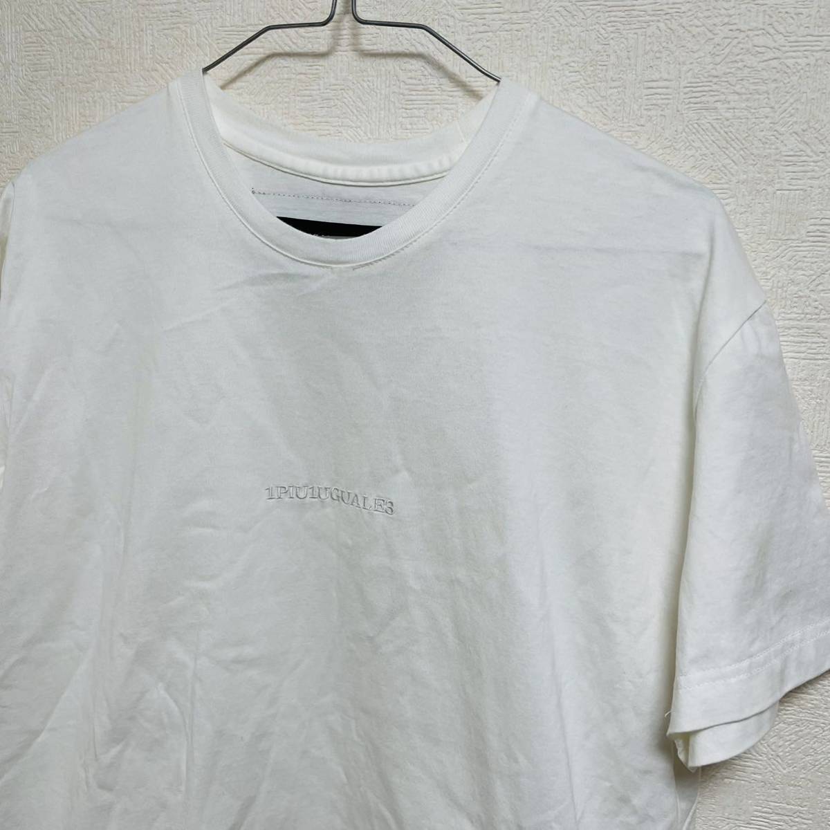 1piu1uguale3 sport 半袖 白 Tシャツ カットソー_画像3