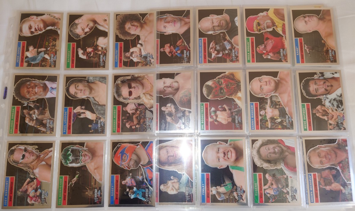 Topps 2006 WWE HERITAGE Chrome 96枚　ダブリなし_画像1