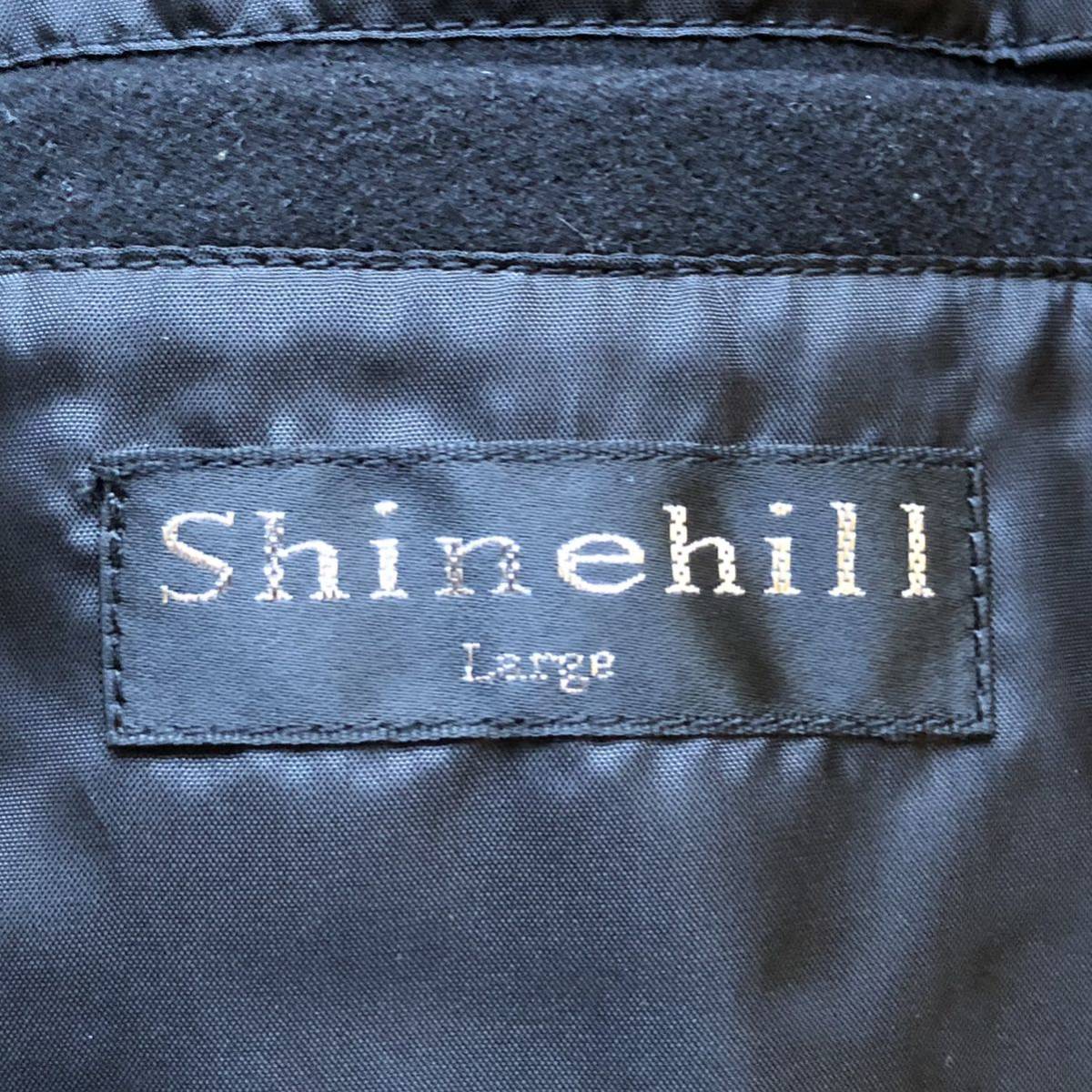 【Shinehill】シャインヒル ジャケット ジャンパー ブラック 黒 ジップアップ ライダース バイク ダブルジップ メンズ トップス L/Y2478BB_画像9