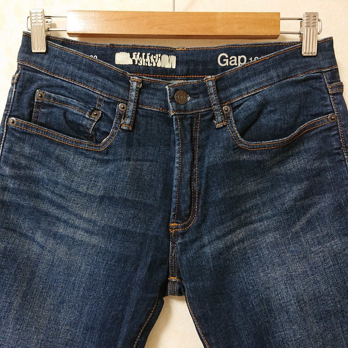 【GAP】ギャップ デニム パンツ ジーンズ ジーパン Gパン ズボン ストレッチ シンプル カジュアル インディゴ ブルー系 メンズ W29/Y2669CC_画像3
