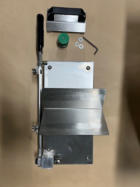 おすすめ♪新品未使用保管品 ドイツ製/Made in Germany切断機 冷凍牛肉 ミートスライサー 手動スライス ミートカッター ステンレススチール