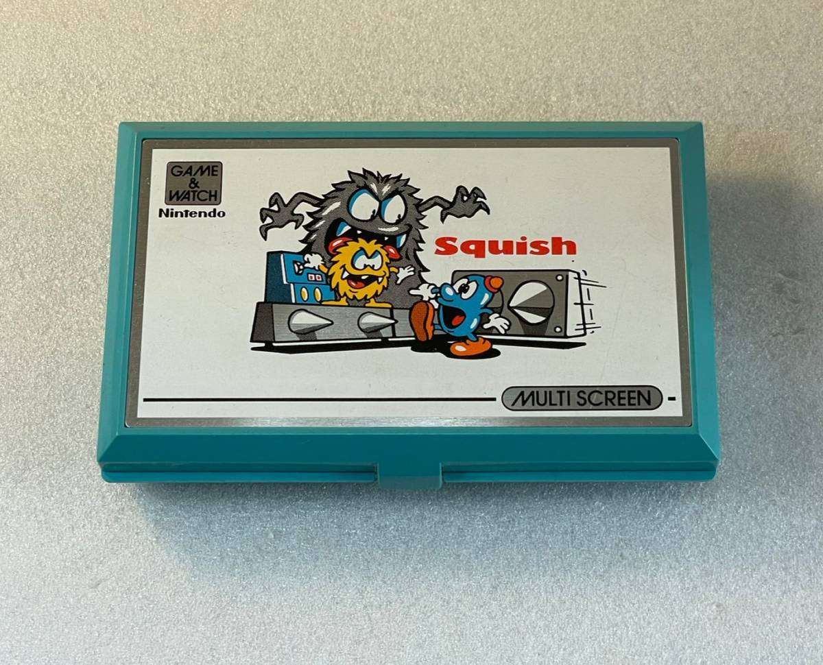 ゲームウォッチ スキッシュ Squish 即決 画面良好 _画像1