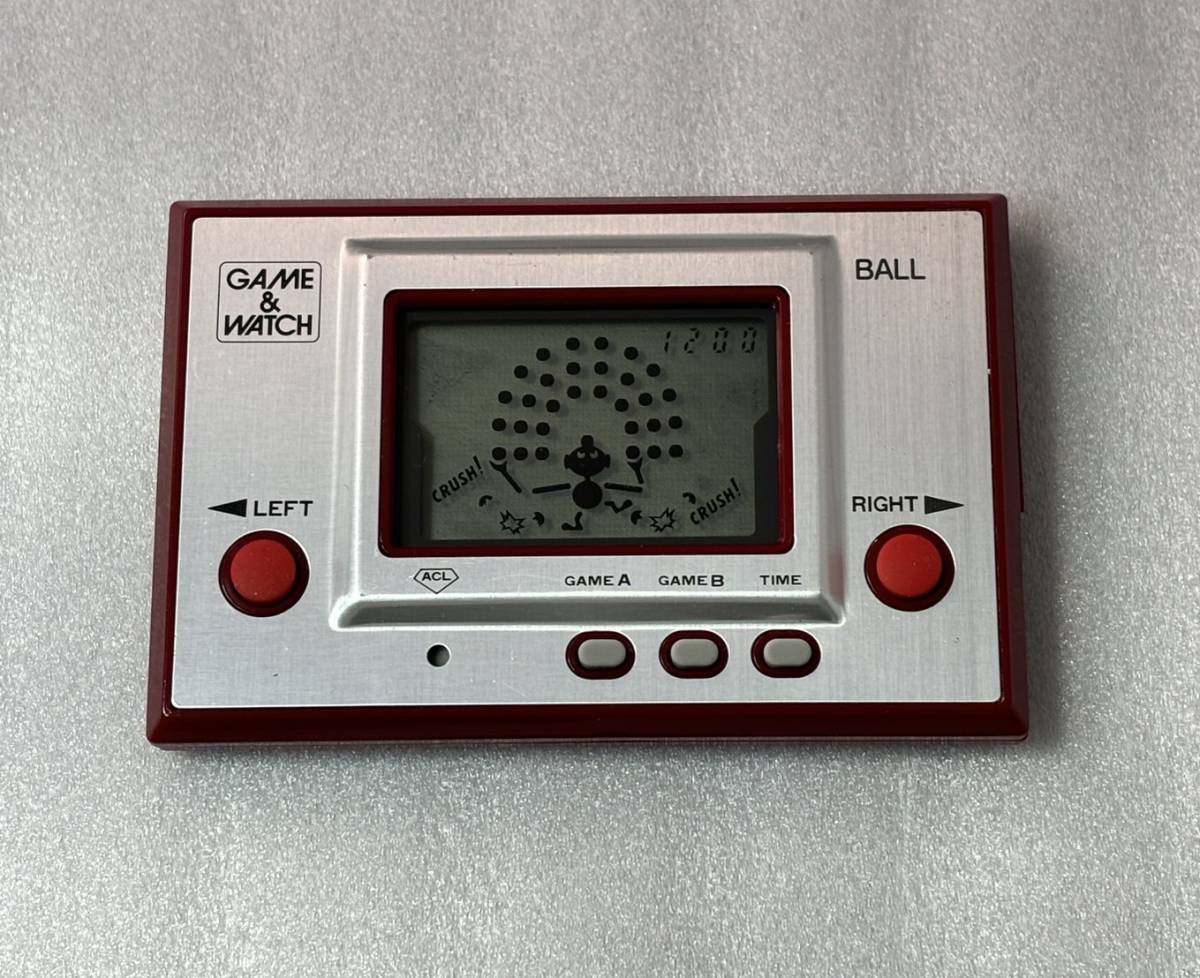 ★美品★ ゲームウォッチ ボール 当時品 BALL AC-01 画面良好 任天堂 ニンテンドー 即決 _画像3