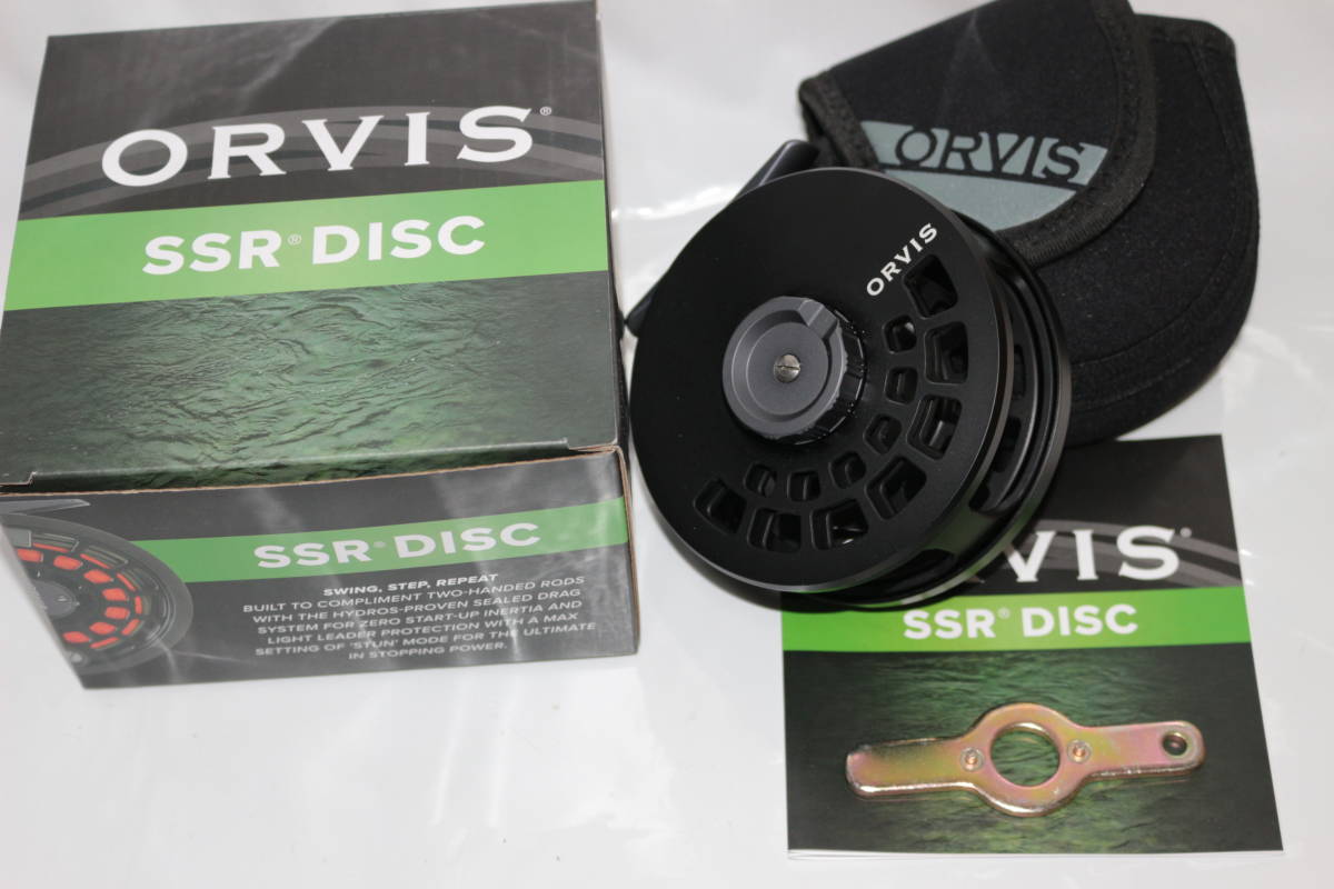 オービス Orvis　SSR Disk　Ⅲ　スペイライン3～5番　ブラック　スペイ専用リール　ほぼ未使用美品　箱&ケース・取説付き_画像8