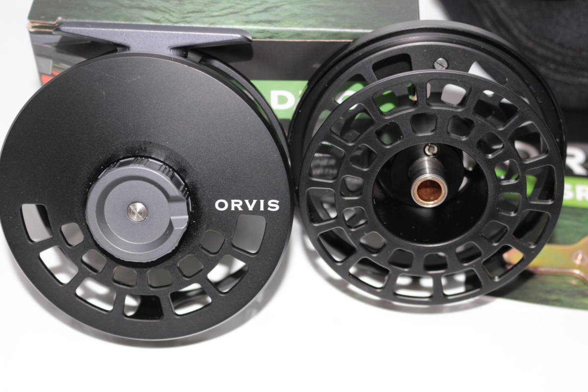 オービス Orvis　SSR Disk　Ⅲ　スペイライン3～5番　ブラック　スペイ専用リール　ほぼ未使用美品　箱&ケース・取説付き_画像6