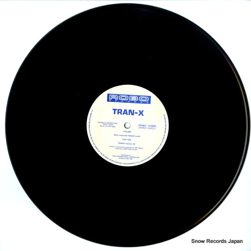 TRAN-X what a beautiful trance world / trance machine '95 ROBO-9401_画像3