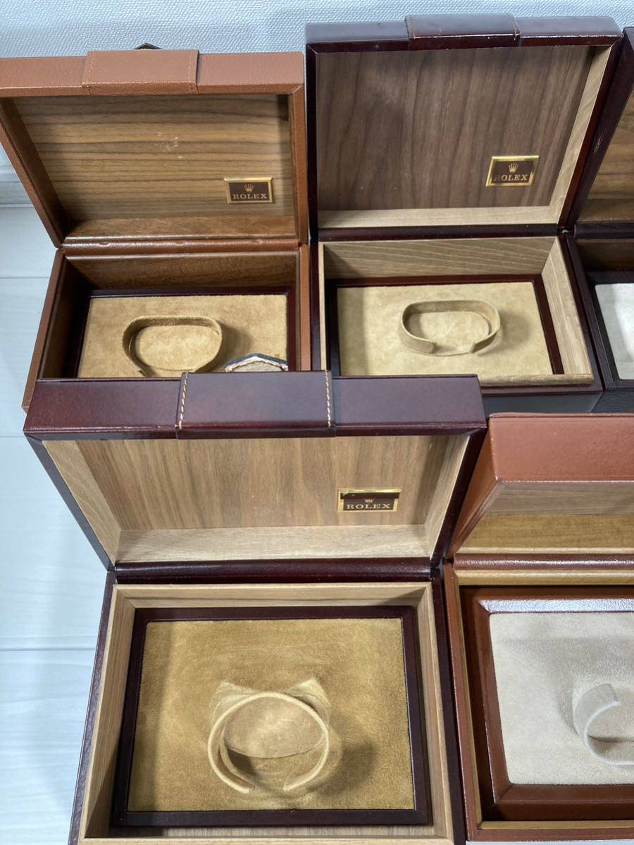 7箱 ロレックス デイデイト 空箱 ケース ROLEX DAY-DATE BOX case 18238 18239 18038 18039 付属品 冊子 ハンカチ 金無垢 gold 箱の画像4