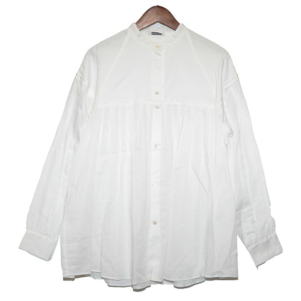 ARTS＆SCIENCE　アーツアンドサイエンス　Front open tuck yoke blouse　タックシャツ　8054000155705