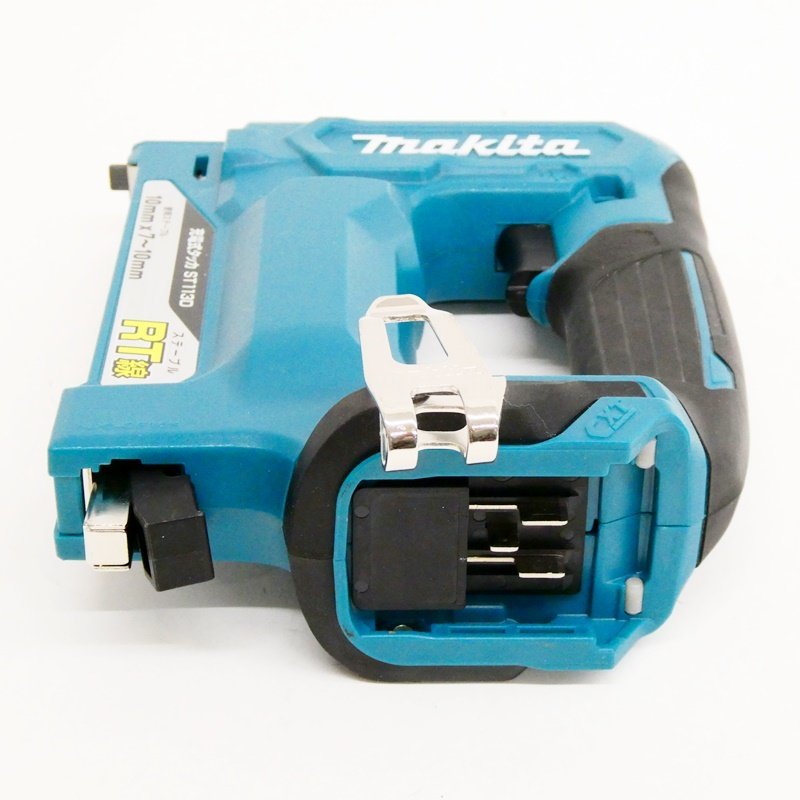 美品　makita　マキタ　充電式タッカ　ST112DZK　10.8V　バッテリー　2個　BL1015　充電器　DC10SA　セット　おまけ付 〈O1299〉F3_画像6