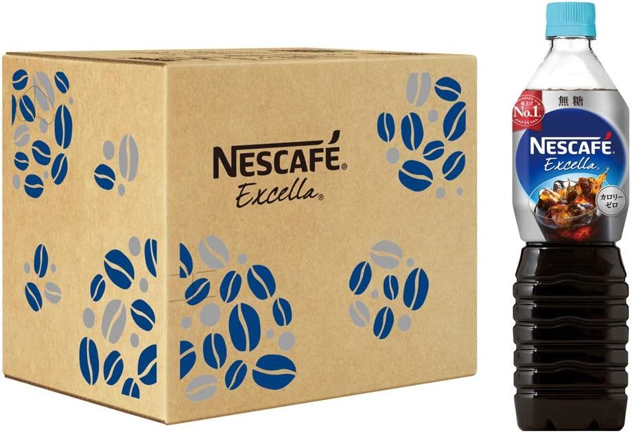 nes Cafe ecse la bottle coffee less sugar 900ml ×1 2 ps [ ice coffee ][ coffee PET bottle ]