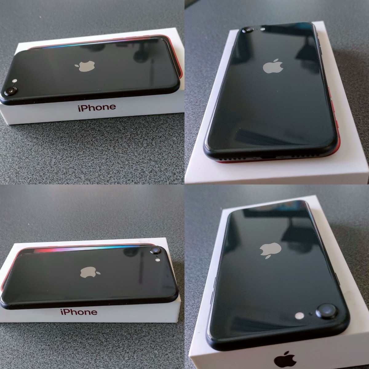 iPhone SE2【iPhone SE第2世代128GB】【Apple購入品 SIMフリー】【ブラック】【液晶新品】【背面極美品】【新品 大容量2250mAhバッテリー】_画像7