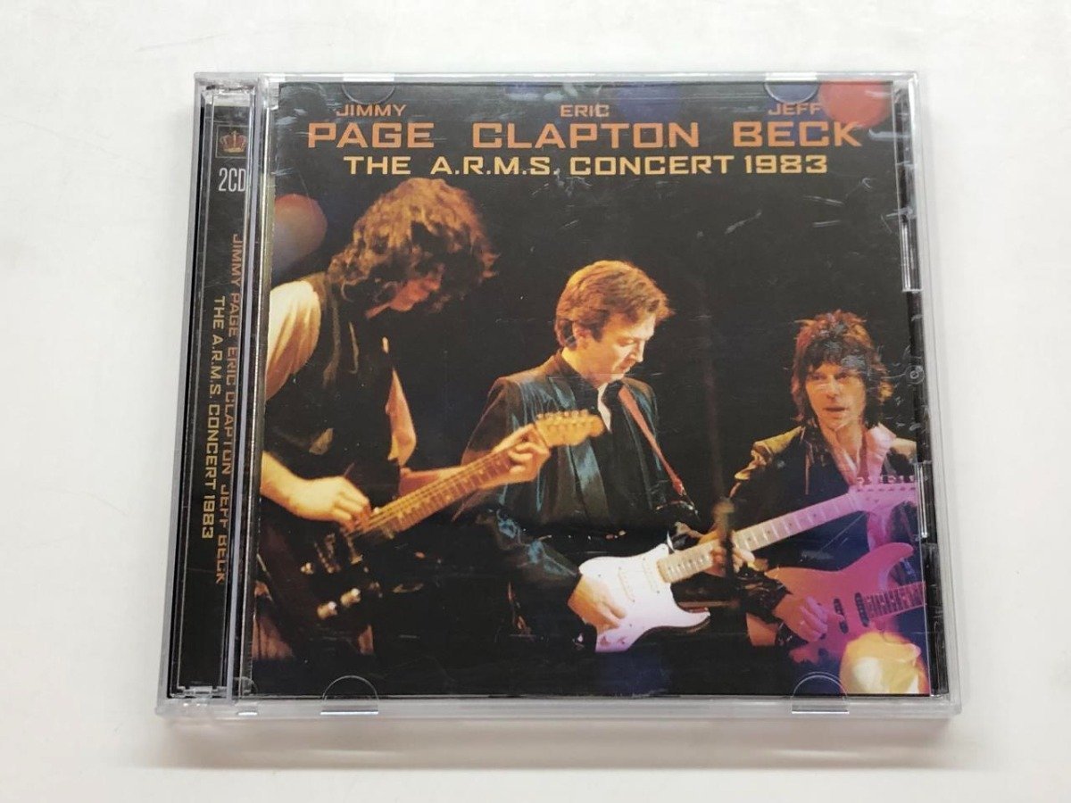 ★　【CD THE A.R.M.S. CONCERT 1983 JIMMY PAGE ERIC CLAPTON JEFF BECK 1983】153-02401_画像1