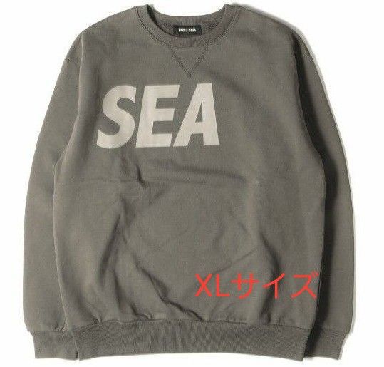 SEA Crew neck / Charcoal_Taupe - XL-