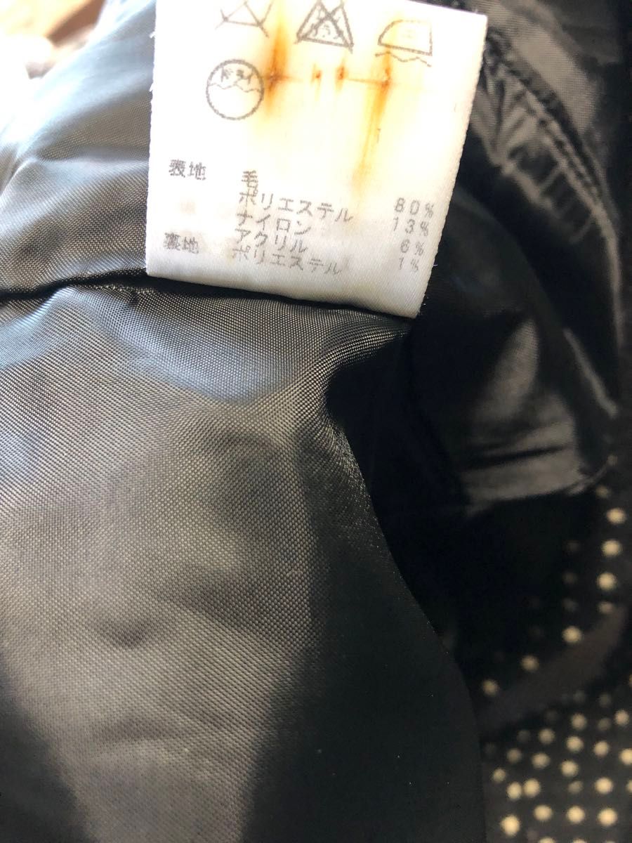 anyFAM エニファム　フォーマル　ジャケット　サイズ2 黒　ドット柄　水玉　大人　入学式　入園式