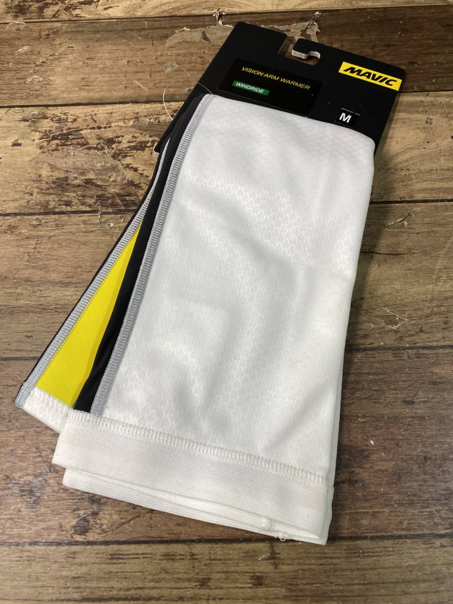 GI262 マビック MAVIC VISION ARM WARMER M 白黒_画像1