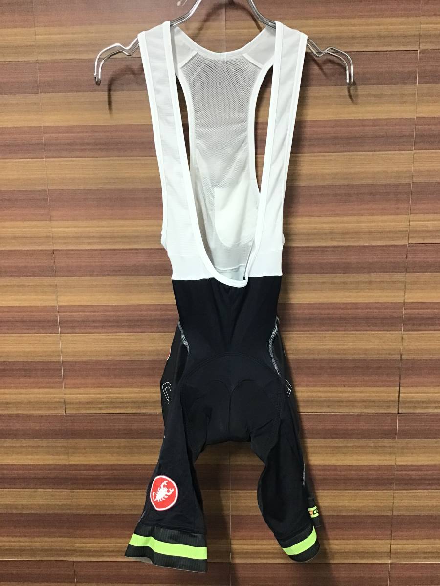 HK104 カステリ CASTELLI ビブショーツ 黒 M CANNONDALE スレあり_画像1