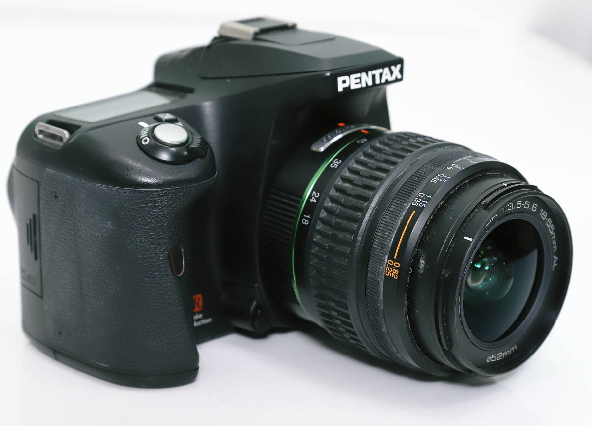 PENTAX　K100D　レンズキット　18-55mm F3.5-5.6 元箱、取説、ストラップあり_画像2