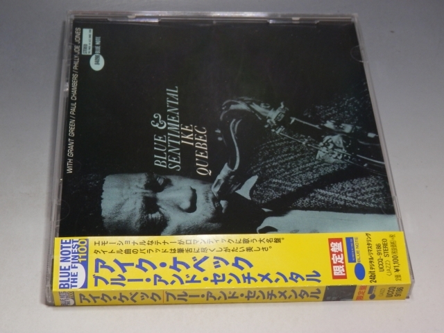 ☆ IKE QUEBEC アイク・ケベック BLUE AND SENTIMENTAL ブルー・アンド・センチメンタル 帯付CD UCCQ-9186の画像3