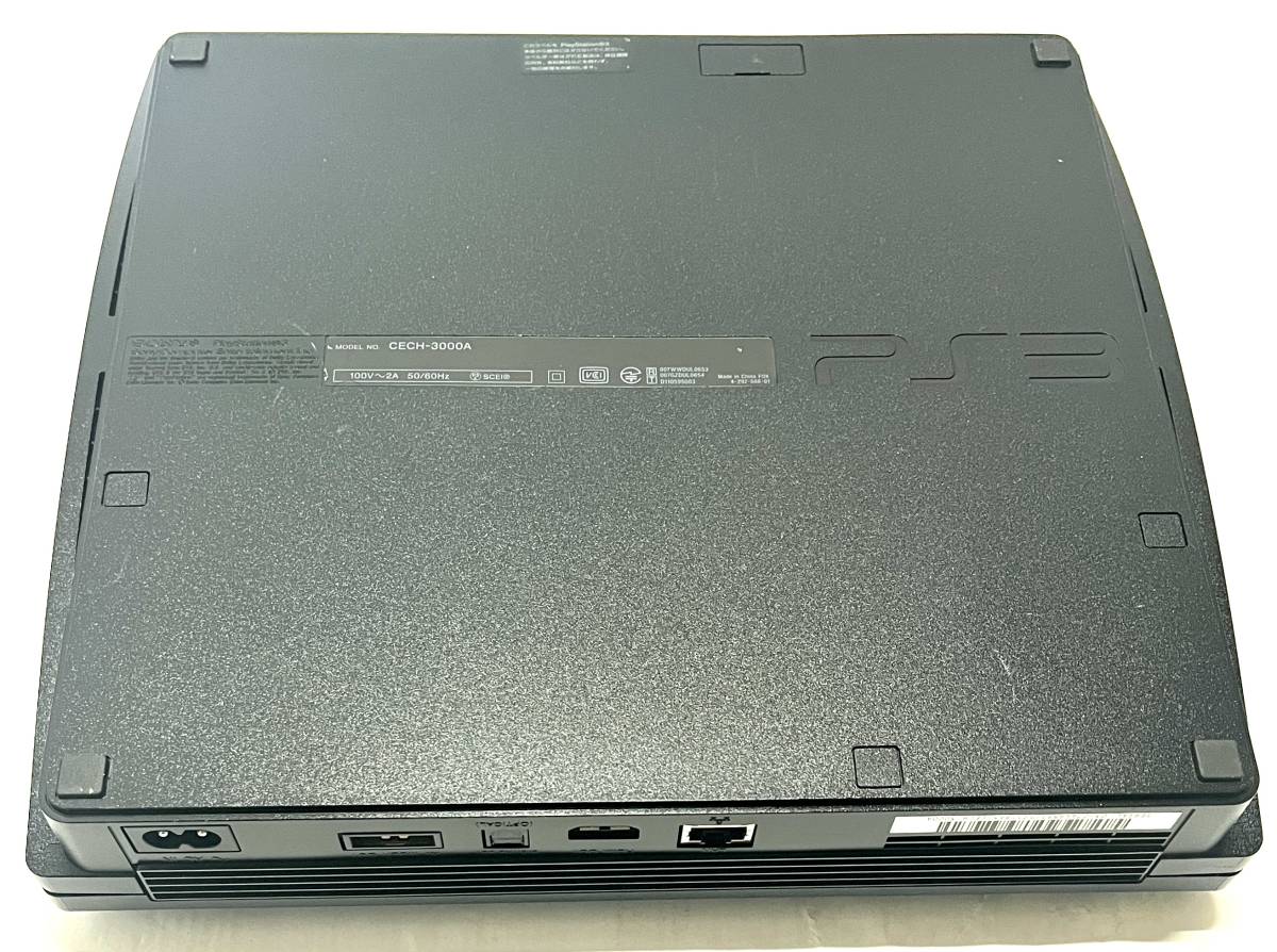 【②動作確認済み】SONY PlayStation3 CECH-3000A 160GB FW4.80　チャコールブラック PS3_画像9