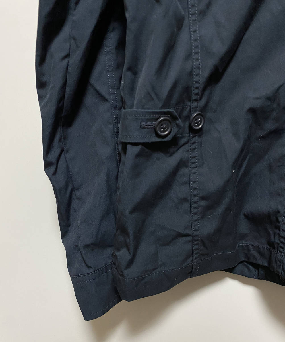  beautiful goods *MICHEL KLEIN Michel Klein thin mountain parka blouson 48 navy blue navy polyester cotton 