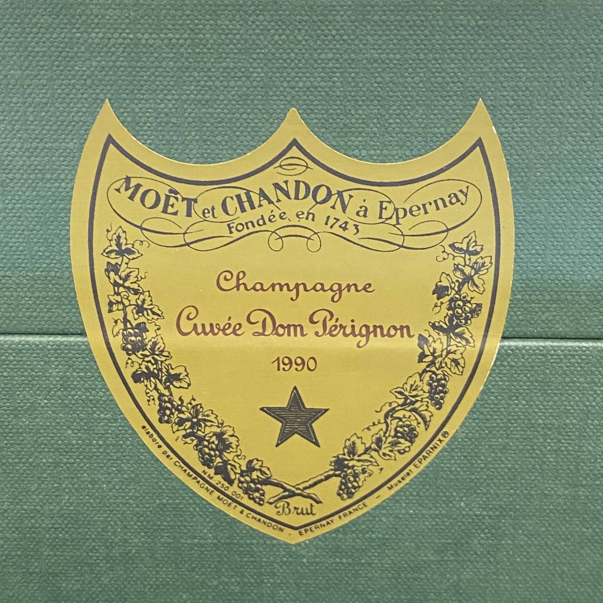 『酒H9』洋酒　Dom Perignon　1990年　ドンペリニヨン　ドンペリ　750ml　シャンパン　未開封品　古酒　未開栓　現状品_画像5