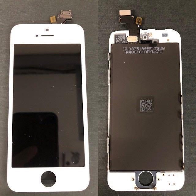 iPhone 5 フロントパネル　(白) タッチパネル　LCD 液晶画面　ガラス_画像1