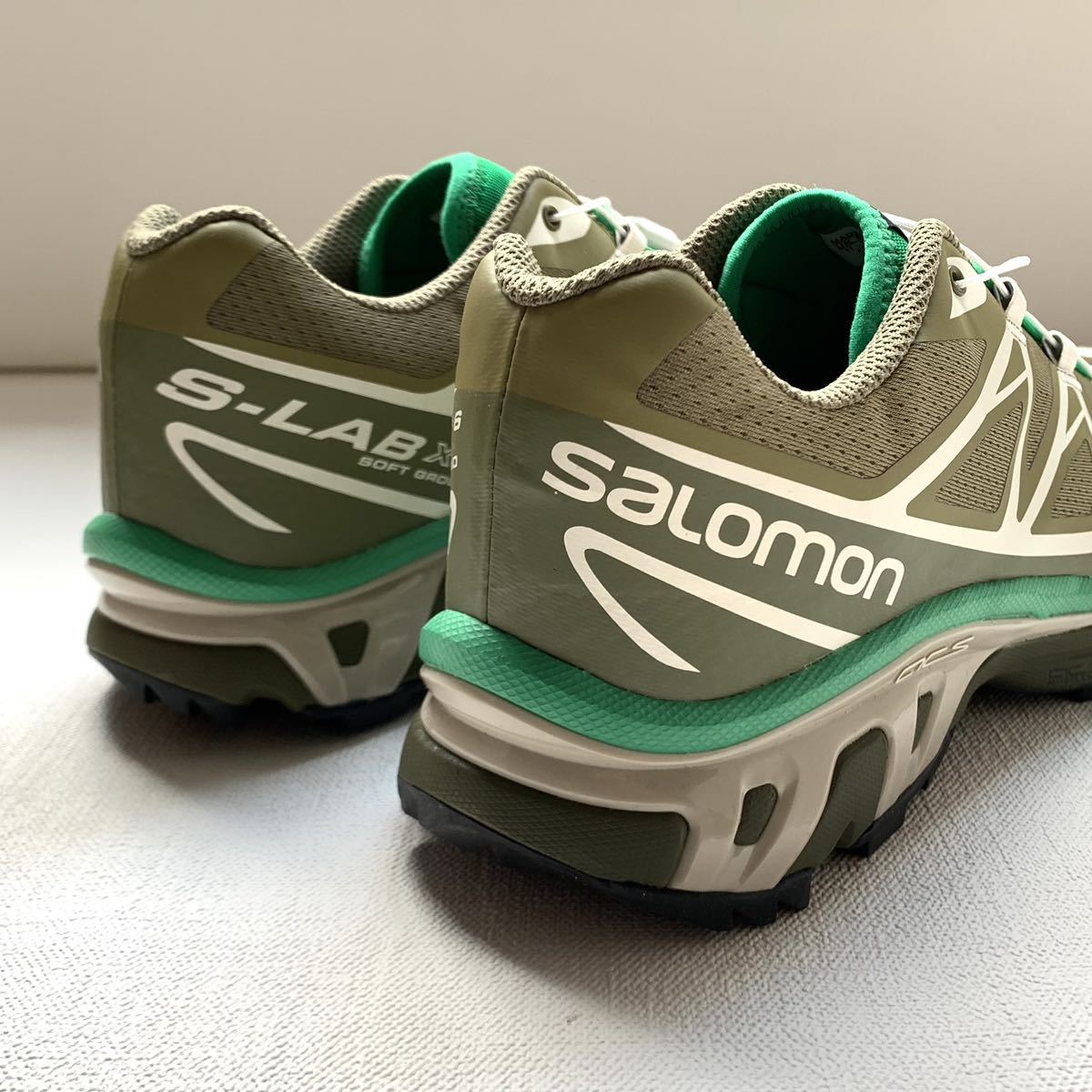  новый товар редкость SALOMON Salomon XT-6 обувь зеленый 29.5. мужской спортивные туфли XT6 трейлраннинг Япония не поступление редкий размер бесплатная доставка 