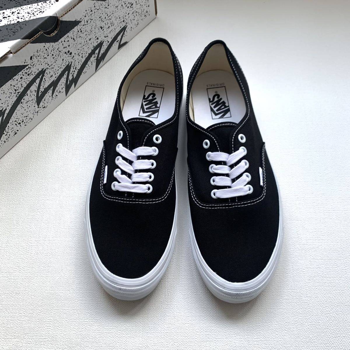 新品レア VANS VAULT オーセンティック Og Authentic LX バンズ ボルト 29.5㎝ 黒 ブラック メンズ スニーカー US企画 希少 送料無料_画像3