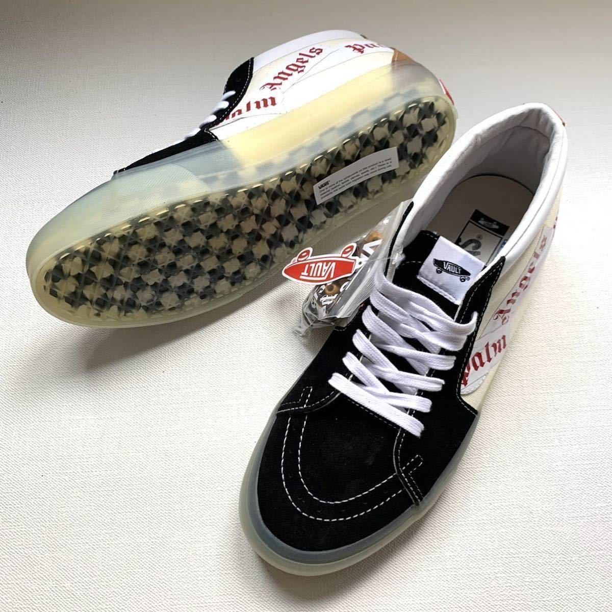 新品 VANS VAULT バンズ ボルトPalm Angels パームエンジェルス コラボ SK8-MID VLT LX スケート ミッド26.5㎝ スニーカー 送料無料の画像8