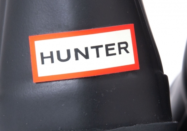 ハンターHUNTER ハイヒールサイドジップレインブーツ 黒US6（24cm位） 【レディース】_画像7