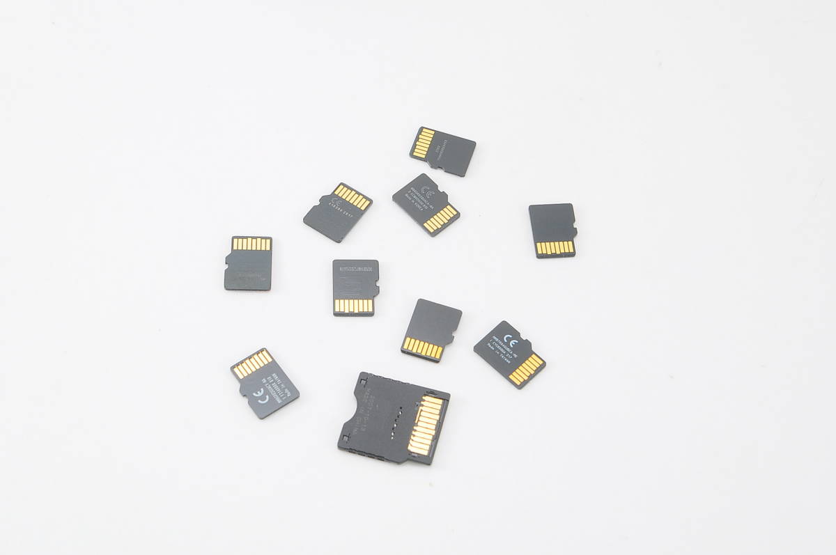 [MTM29]30点 microSDカードまとめセット Panasonic TOSHIBA Adapterなど 8GB 4GB パナソニック 東芝 アダプター_画像8