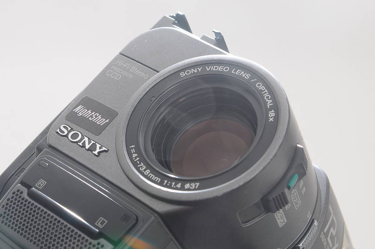 [MTM39]動作品 SONY デジタルビデオカメラ CCD-TRV45 ソニー Video8 Handycam 8ミリビデオカメラ ハンディカム_画像6