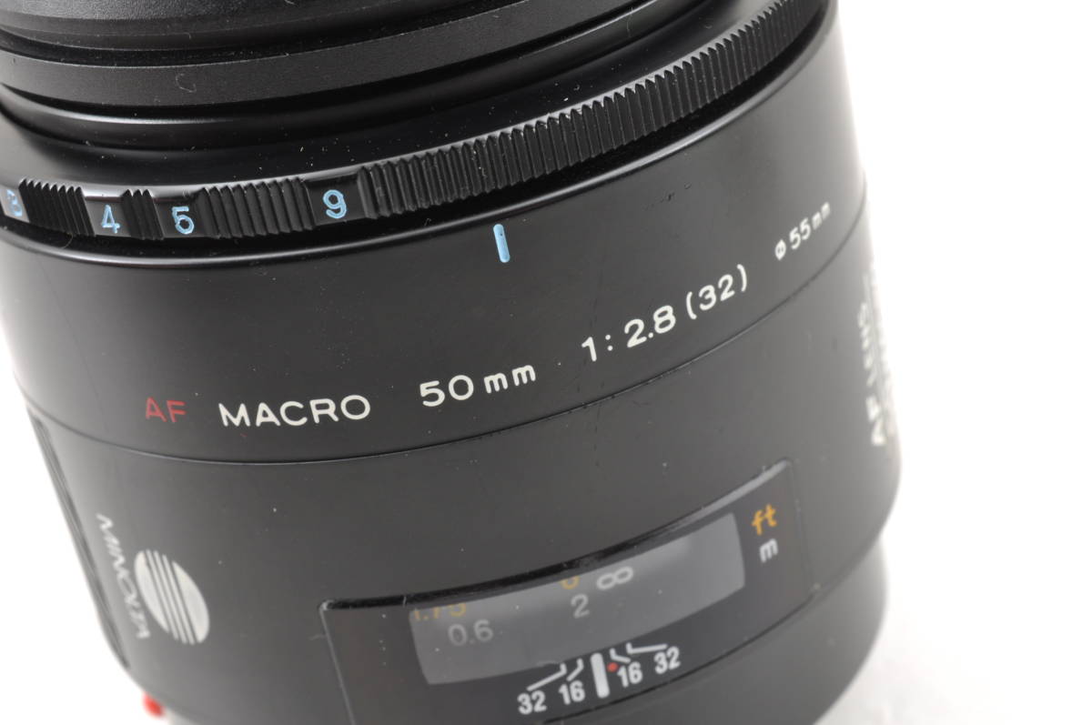 [KOK41]ミノルタ AF MACRO 50mm f/2.8 (32) マクロ単焦点レンズ αマウント MINOLTA_画像4