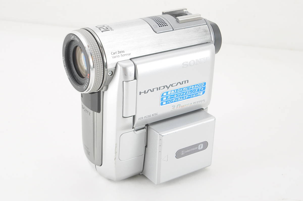 [MUM06]動作品 SONY DCR-PC350 デジタルビデオカメラ ソニー Handycam ミニDV ハンディカム miniDV_画像2