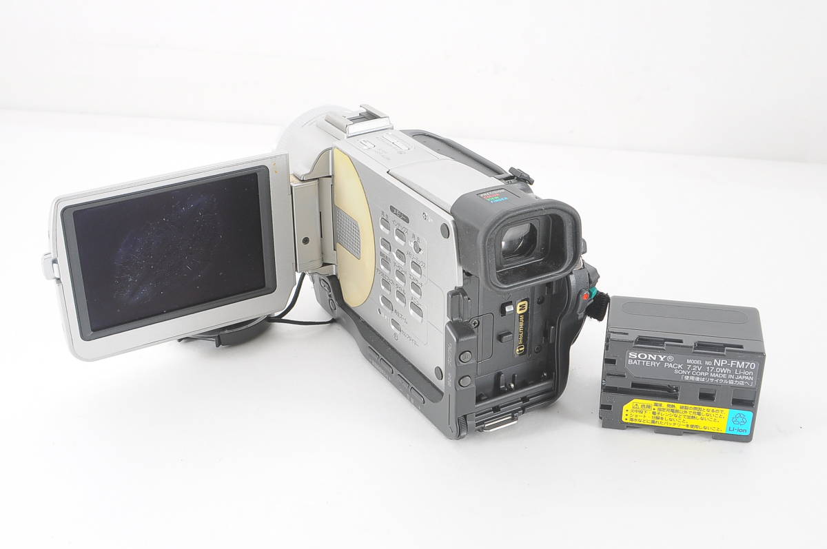 [MUM42]動作品 SONY デジタルビデオカメラ ソニー DCR-TRV20 ミニDV miniDV ソフトケース付き_画像3