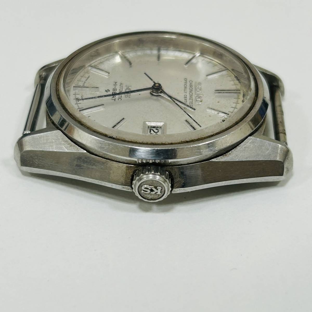 【BW 2225】1円～ SEIKO セイコー KG キングセイコー HI-BEAT ハイビート 5625-7040 自動巻き 稼働品 現状品_画像3