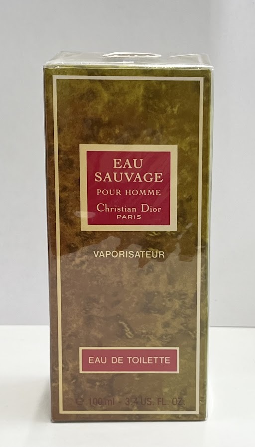 【JBI 3984】 1円〜 未使用 Christian Dior クリスチャンディオール EAU SAUVAGE 100ml CD EAU DE TOILETTE 100ml 未開封 保管品 現状品_画像1