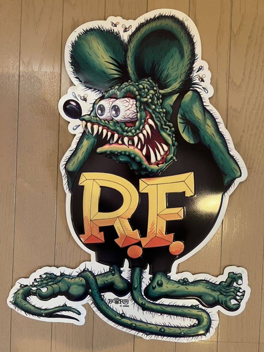 レア！2006 ラットフィンク サインプレートRATFINK EDROTH MOONEYES エドロス ムーンアイズ_画像1