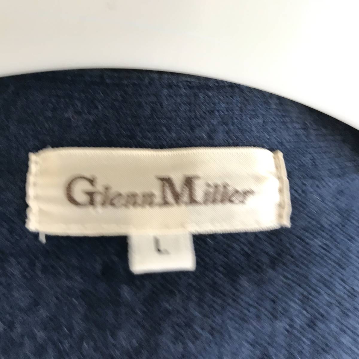 Glenn Miller グレンミラー メンズ カシミヤ100％ ニットカーディガン 美品 size L_画像4